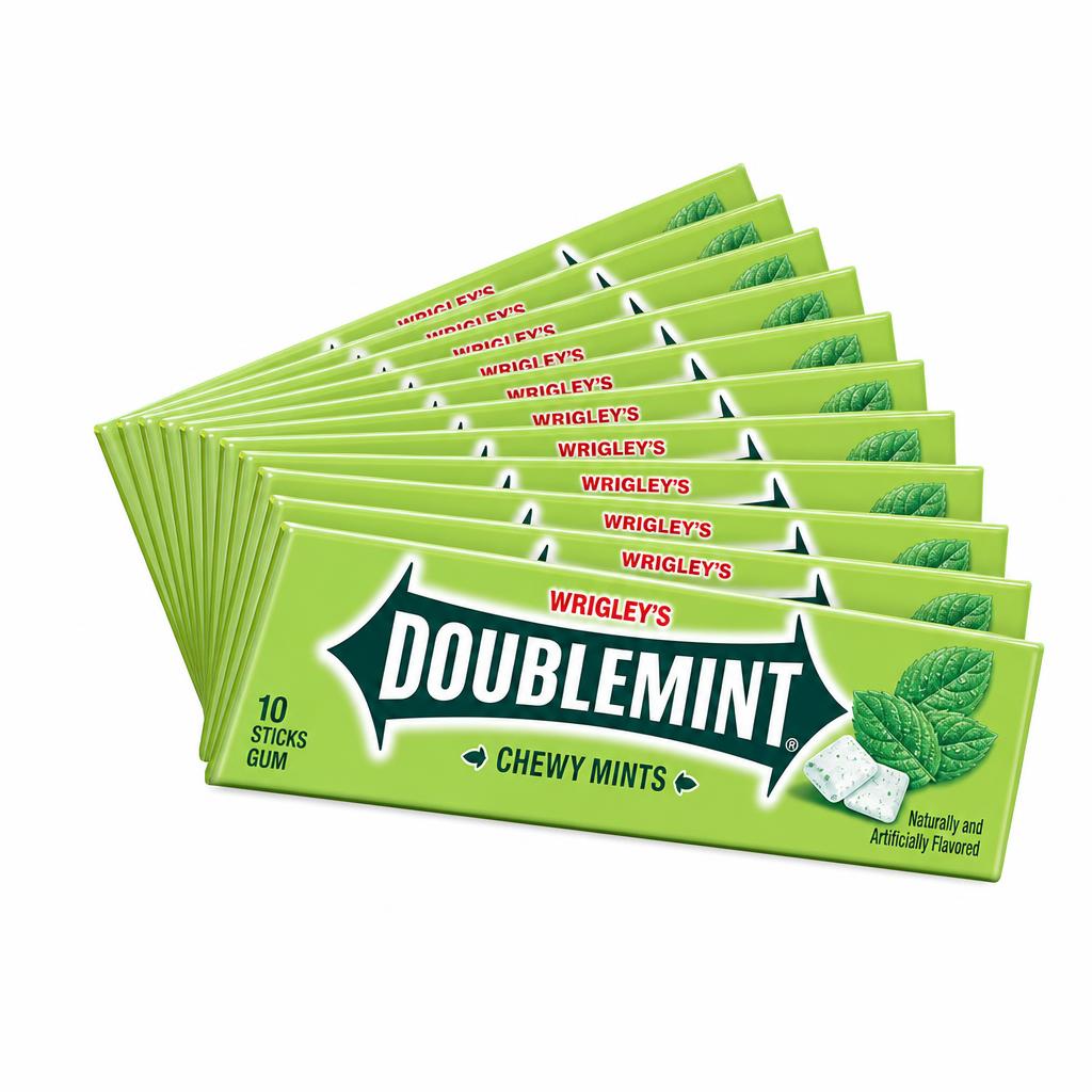 Wrigley's Doublemint Gum — 10 Pack