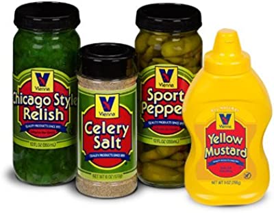 Vienna Beef Chicago Dog Condiment Kit