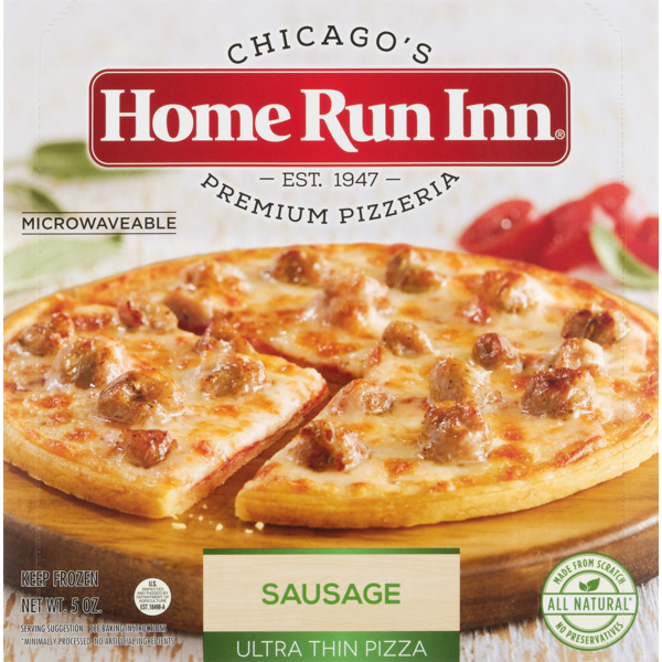Home Run Inn Ultra Thin Crust Sausage Pizza
