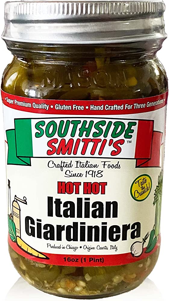 Southside Smitti's Hot Hot Italian Giardiniera