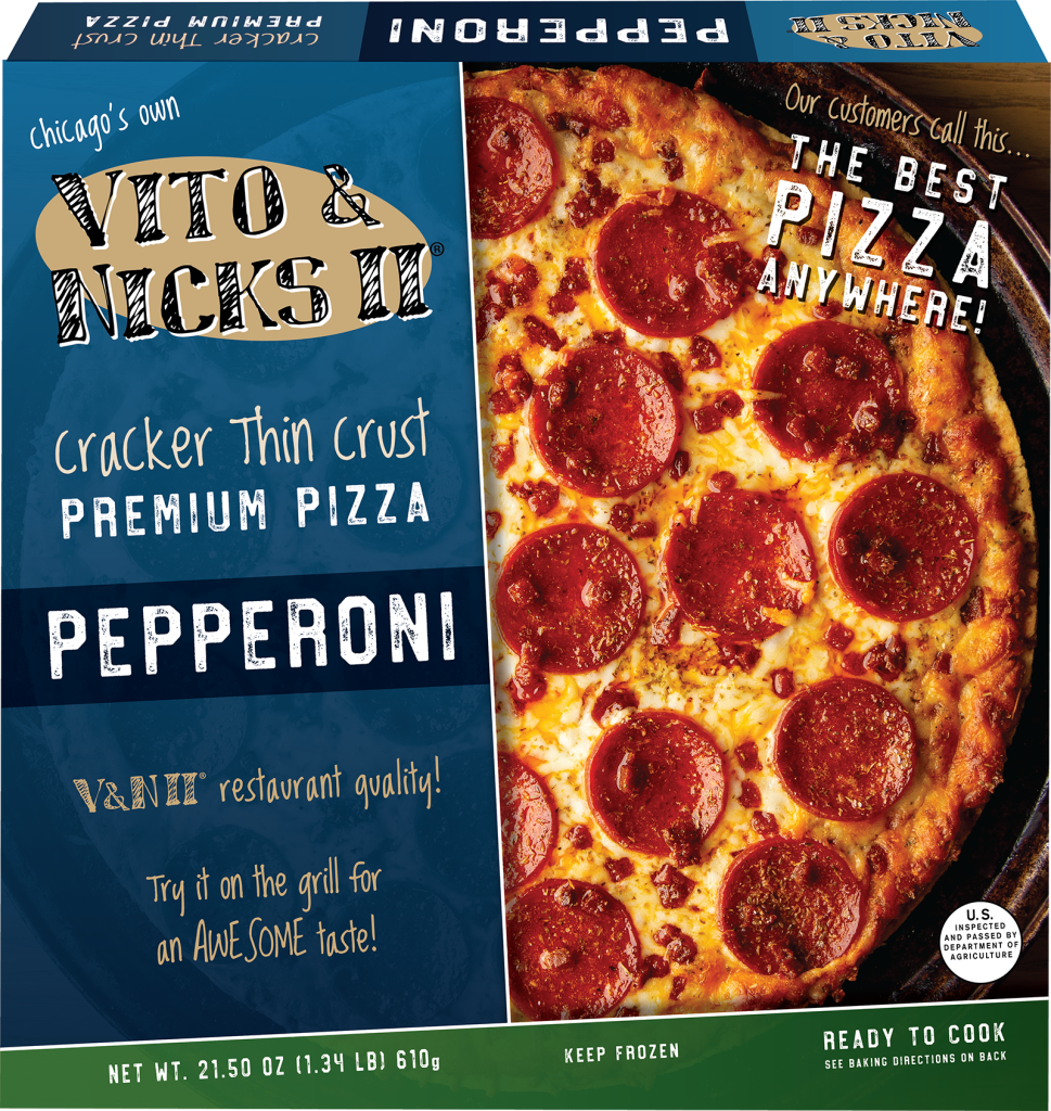 Vito & Nick's II Cracker Thin Crust Pepperoni Pizza