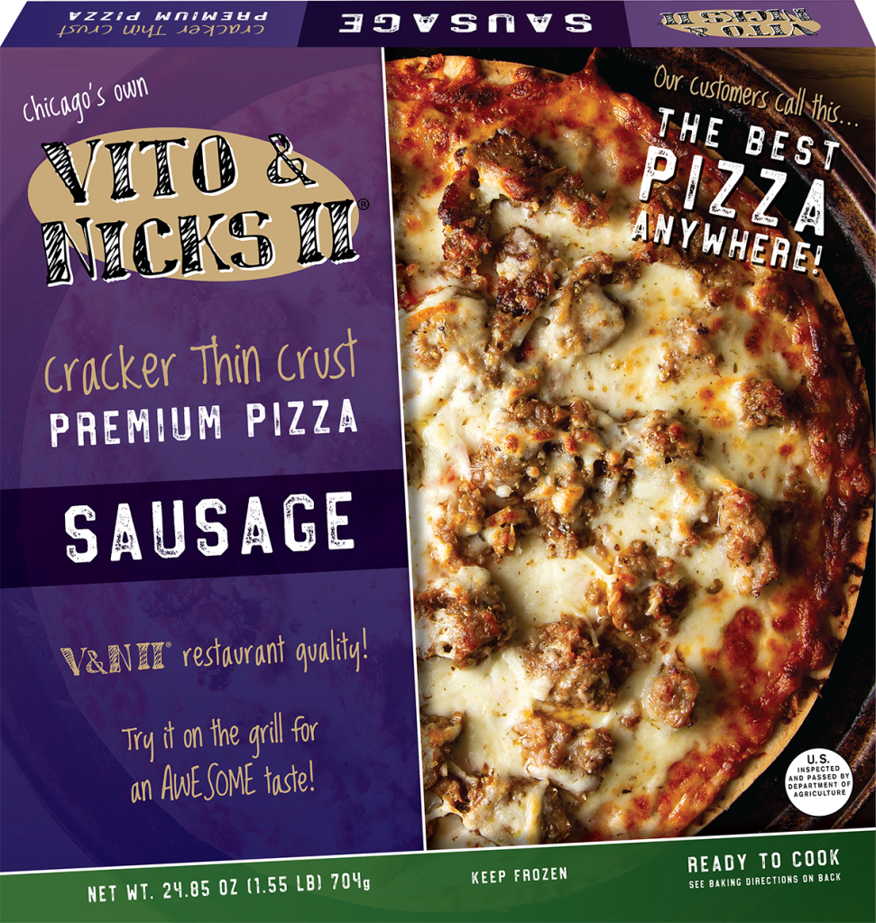 Vito & Nick's II Cracker Thin Crust Sausage Pizza