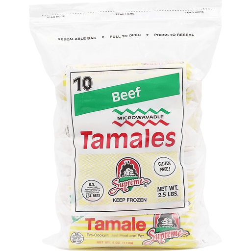Supreme Tamales (Half Dozen)