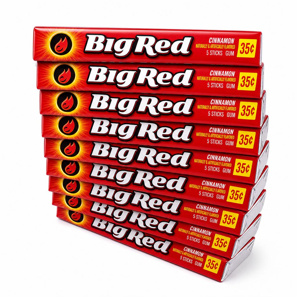 Wrigley's Big Red Gum — 10 Pack